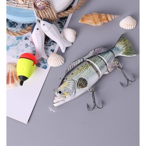 Robotic Fishing Lure Wobbler Electronic Multi Jointed Smart Auto Hard Swimbaits Artificial Jig Wobblers Crankbait Fishing