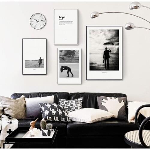 Nordic Inspirational Nature Weather English Canvas Art Painting Print Poster Picture Wall Living Room Bedroom Home Decoration