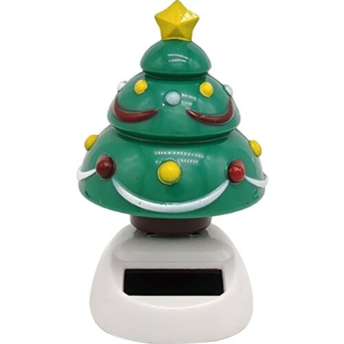 Solar Powered Dancing Toy Bobblehead Christmas Tree Sun Dancer