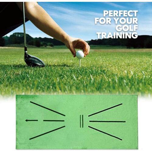 Golf Practice Mat Golf Training Swing Pad Backyard Outdoor Golf Hitting Mat Batting Golfer Practice Training Aid Cushion 30X60cm