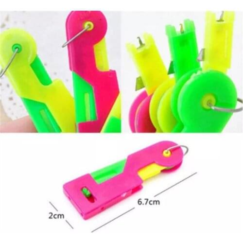 1 Pcs DIY Threader Elderly Guide Needle Easy Device Automatic Thread Sewing Tools Handmade Sewing Accessories