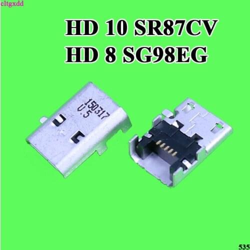 1PCS Micro USB 5pin Charging Charger Socket Port Dock Female Connector for Kindie Fire HD 8 10 SR87CV SG98EG