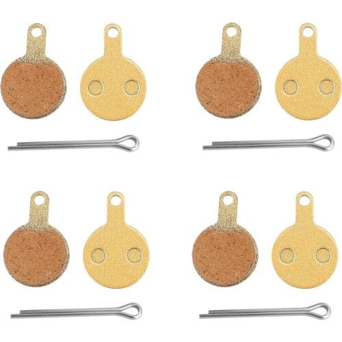 4 Pair Full-metallic Lining Shoe for IOX/NOVELA Merida WARRIOR 500D/600D/560D Disc Brake Pads Mountain Bicycle Laminate Parts