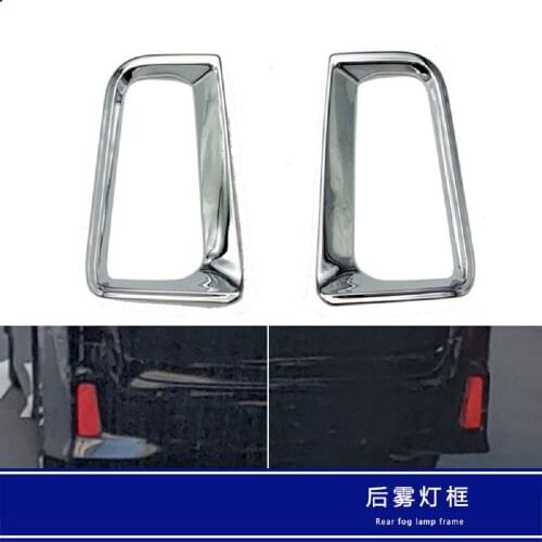 ABS 2PCS For TOYOTA alphard VELLFIRE 2015-2020 30 series taillights decorated with rear fog lamp frame Cover high quality