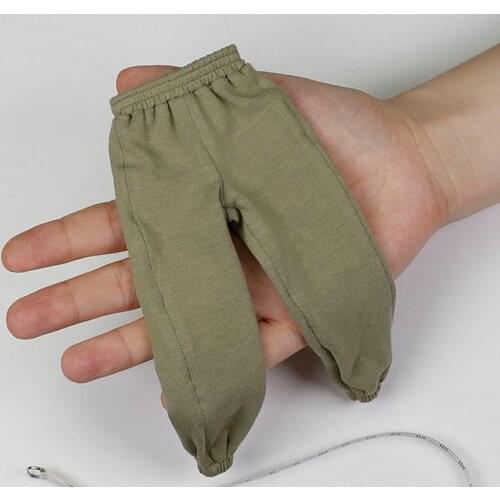 In Stock 1/6 Scale Female Solider Figure Accessory Puppet Clothing Accessories Harem Knitted Sweat pants Model for Fans Gifts