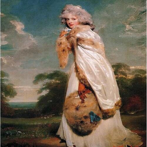 Diamond embroidery Beauty image Diy diamond painting Thomas Lawrence 3d square rhinestone Mosaic cross stitch crafts Needlework