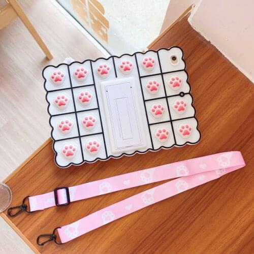 Kids Cartoon Case For iPad Pro 11 2020 / 9.7 2017 2018 / 7th 8th 10.2 Silicon Stress-Relieve Cover For iPad Air 10.5 Mini 3 4 5