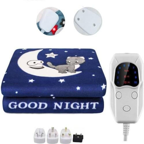 Electric Blanket Thicker Heater Double Body Warmer 150*120cm Heated Blanket Thermostat Electric Blanket Electric Heating Heating