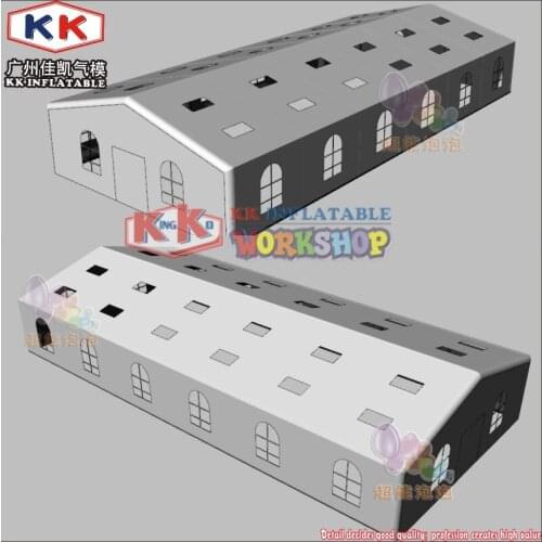 2018 Giant Airtight Inflatable Football Tent For Commercial Use, sealed Soccer ball court tent