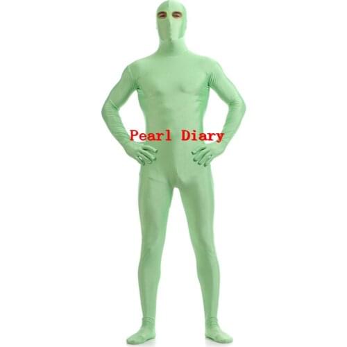 Brand Lycra Halloween Christmas performance costume cosplay full bodysuit tights zentai open eyes