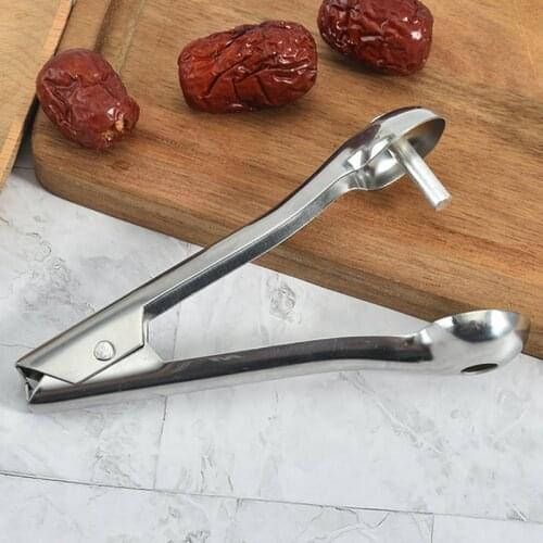 Fruit Olive Pitted Cherry Tool Seed Handheld Stainless Steel Stoner Removal Squeeze Tools Kitchen Remover Kit Machine Gadget