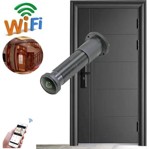 WIFI Door eye camera HD 1080P Panoramic fisheye camera Home security door camera