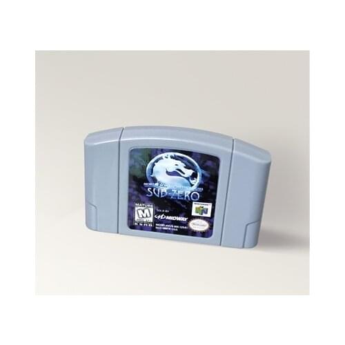 Mortal Kombat Mythologies Sub Zero For 64 Bit Game Cartridge USA Version NTSC Format