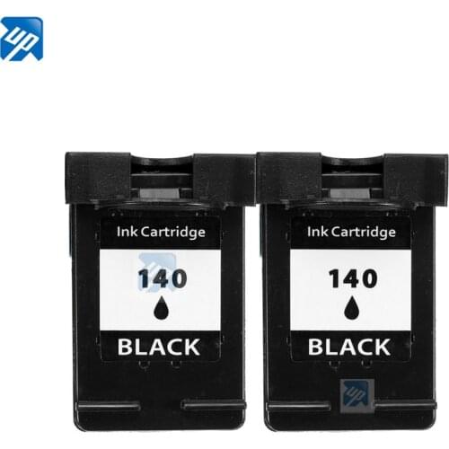 UP brand 2PK Black Ink Cartridge replacement for HP 140 Photosmart C4583 C4283 C4483 C5283 D5363 Deskjet D4263 D4363 printer