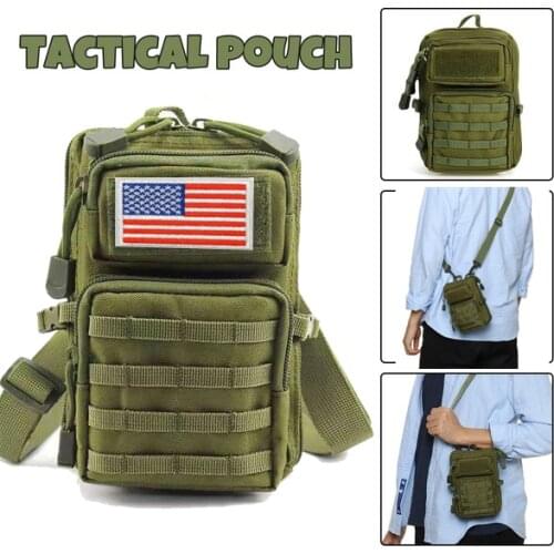 Multipurpose Waterproof Outdoor Tactical Molle Waist Bag Hiking Travelling Sling Backpack Waist Packs Shoulder Bag