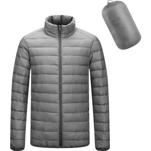 Autumn New Mens Lightweight Cotton Jacket 2021 Winter Regular Fit Warm Coat Male High-end Brand Trendy Fashion All-match Tops