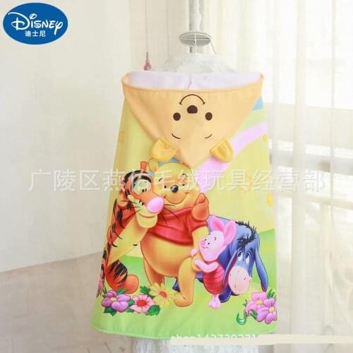 Disney Hooded cloak Wearable Children Blanket Mickey Minnie Summer Bath Towel Blanket Bed Students kids girl boy gifts