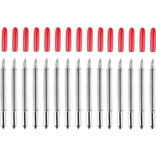 New 15Pcs 45Degree for Graphtec CB09 Vinyl Cutter Plotter Blades CB09U Silhouette Cameo Craftrobo Cutting Knife 45 Degree