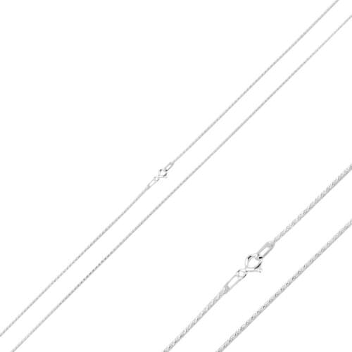 Silver 925 Sterling 25 Micron Rope Chain Necklace