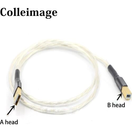 Colleimage Hifi Nordost Odin interconnect USB Cable With Gold Plated Audiophile USB For Printer Scanner Etc
