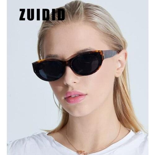 2021 New Retro Cat Eye Sunglasses Women Brand Designer Fashion Oval Transparent Lenses Sun Glasses Ladies Oculos De Sol UV400