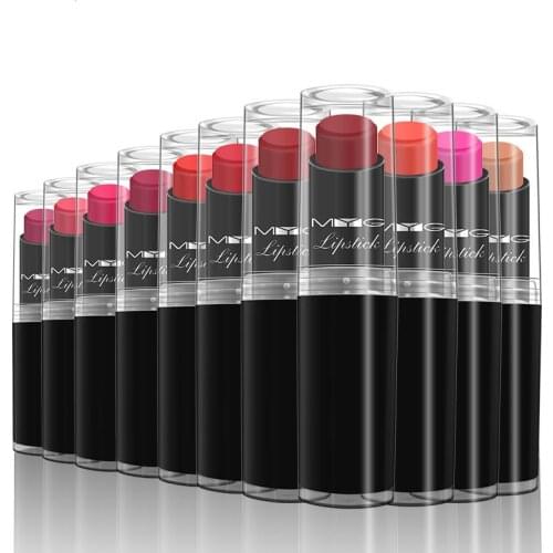 Waterproof Red Lipstick Nude Velvet Orange Trendy Color Makeup Matte Lip Glaze Long Lasting Moisture Delicate Fit Lips Mud