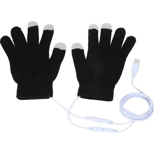 High Quality Usb Warm Cycling Gloves Hand Heating Gloves Adult Warm Constant Temperature Portable Soft Wearable Winter #J1P
