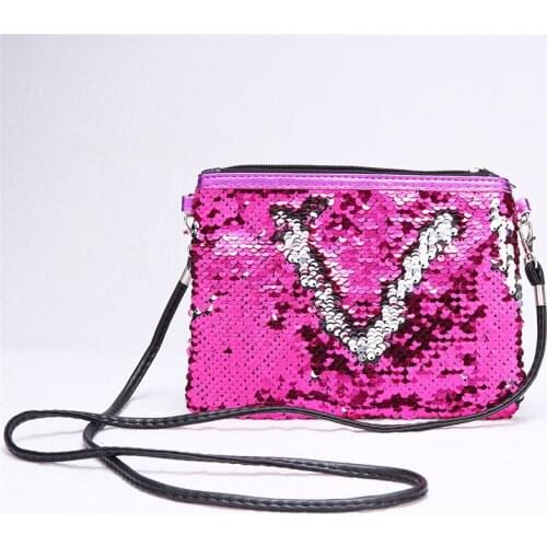 Women coin purse sequines pocket change wallet for girls square organizer earphone pouch portable cute kids zipper purse bags