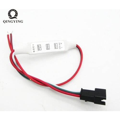 10pcs Mini 3Key RGB Controller Connector for DC5V 12V 24V Pixels Dream Color WS2811 WS2812B LED Strip Light