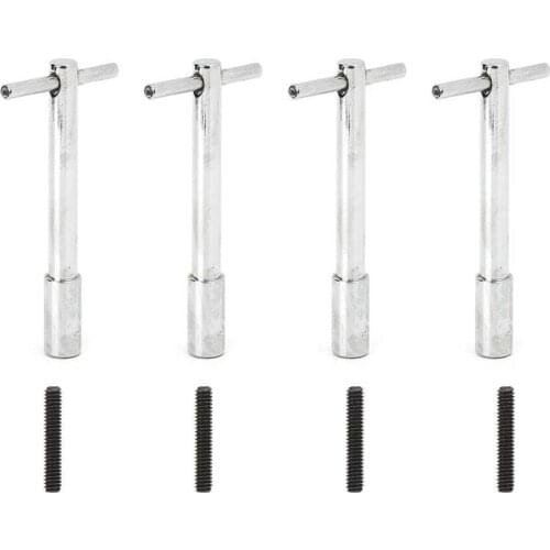 4pcs Valve Cover T-Bar Wing Bolts Aluminum Alloy 1/4-20in Thread Size High Precision Fit for Chevy SBC BBC High quality