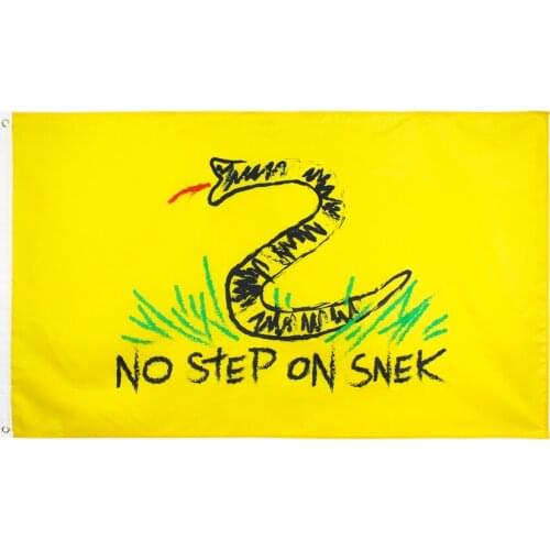 90x150cm Tea Party gadsden no step on snek flag