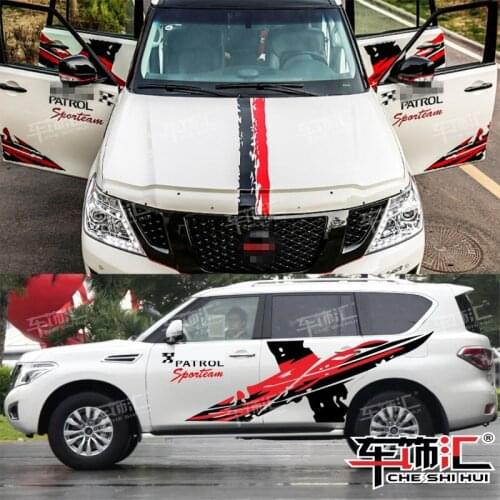 Car stickers FOR Nissan Patrol Y62 Appearance modified sports fashion decals personalized decorative stickers Patrol Y62