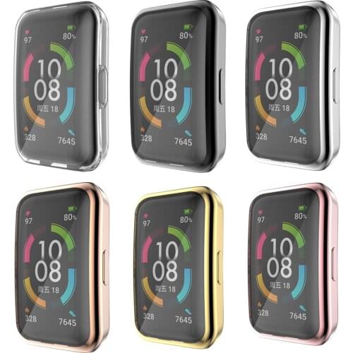 Case for Huawei Honor Band 6 Watch Cover Full Coverage with Screen Protector Cover for Honor Band 6 Accessories Women Men