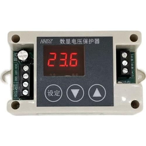 Digital Display Voltage Comparator/0-100V Voltage Measurement/charge/discharge/overvoltage and Undervoltage Over-limit Protectio