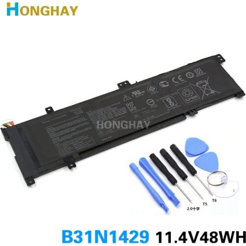 HONGHAY B31N1429 Laptop battery For ASUS A501L A501LX A501LB5200 K501U K501UX K501UB K501LB K501LX 11.4V 48WH 4240MAH