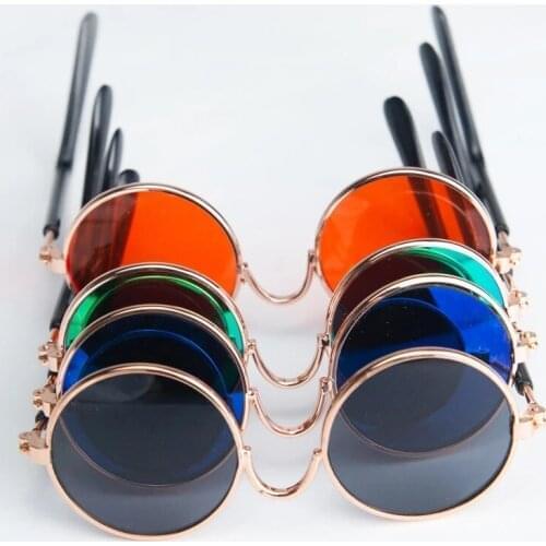 Colorful Cat Dog Glasses Pet Products for Little Dog Cat Eye Wear Dog Sunglasses Photos Props Accessories Supplies Toy