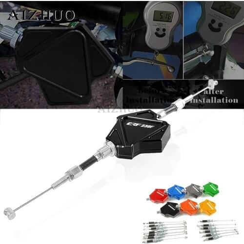 Motorcycle CNC Aluminum Stunt Clutch Lever Easy Pull Cable System For Honda CRF230F CRF 230F CRF 230 F 2003 2004 2005-2017