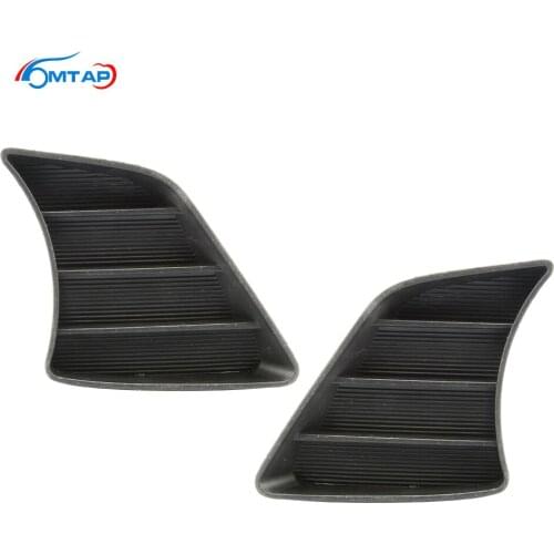 MTAP Front Bumper Mesh Grille Fog Lamp Light Grinish Tirm Cover Shell Housing For Toyota Hilux 2012-2015 52127-0K030 52128-0K030