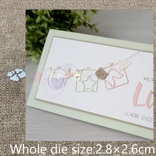 New Design Craft Metal stencil mold Cutting Dies 4pcs mini ornament scrapbook die cuts Album Paper Card Craft Embossing