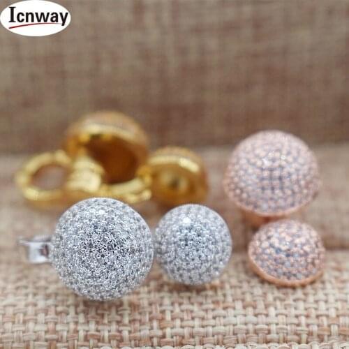 Wholesale Rhinestone inlay silver Plated clasp 2.5cm For DIY bracelet necklace Free shipping icnway