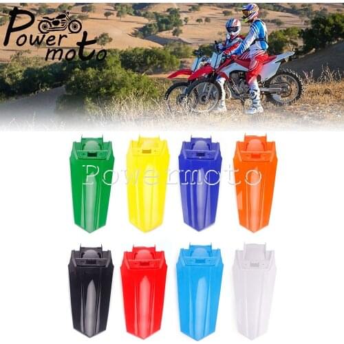 Supermoto ABS Plastic Dirt Bike Rear Fender Mud Guard Cover Red Black White Bodywork Fairing for Honda CRF230F 2020 Enduro