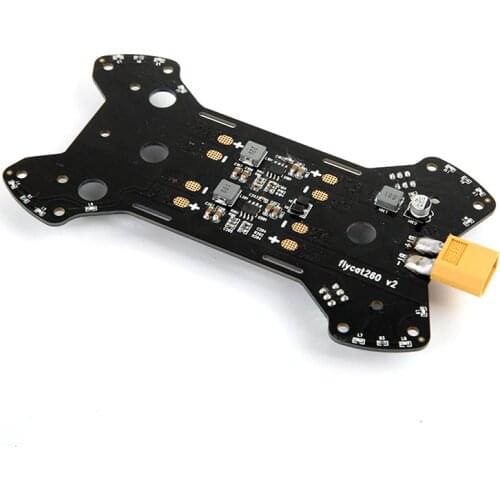 Robocat 270 PDB Power Distribution Board w/ 5V 12V BEC build in/ with Power Filter XT60 plug soldered for Robocat 270mm frame