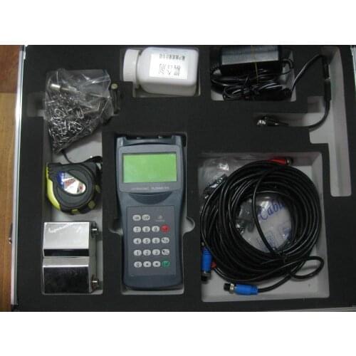 Portable ultrasonic flowmeter water digital flow meter sensor counter indicator flow device caudalimetro DN15-100mm DN50-700mm