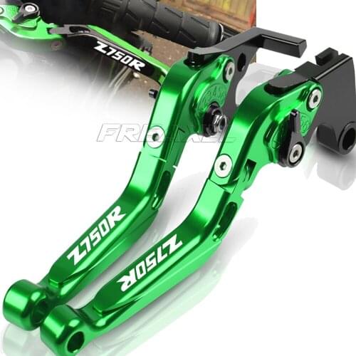 Foldable Brake Clutch Levers For Kawasaki Z750R Z750 R Z750 2011 2012 Motorcycle Folding Extenable Lever Accessories 2011-2012