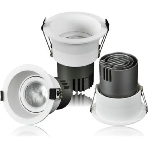 LED downlight light COB Ceiling Spot Light 7w 10w 12w 15w LED wall washing lamp recessed Lights Indoor Lighting