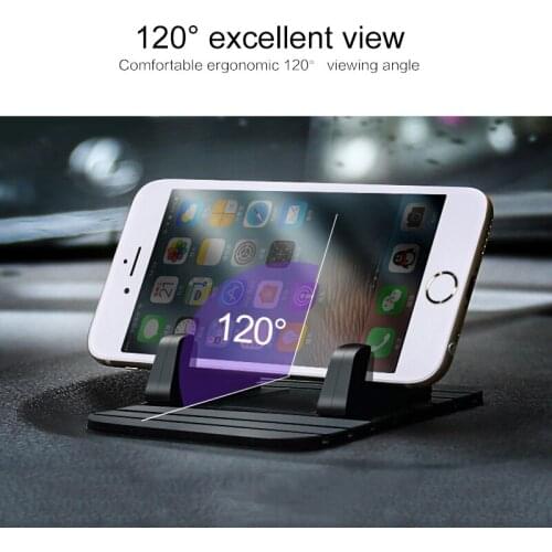 Universal Silicone Anti Slip Mat Car Mobile Phone Holder Adjustable mount Stand holder For iPhone6 7 GPS Xiaomi