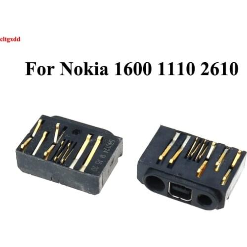 Cltgxdd 1Pcs USB Charge Jack Charging Socket Connector Dock Plug Port For Nokia 1600 1110 2610 1110i 2630 6030 1112 1116
