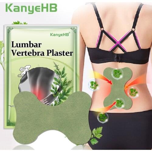 12pcs Back Pain Medical Plaster Wormwood Joint Ache Relieving Lumbar Spine Pain Sticker Rheumatoid Arthritis Painkiller Patch