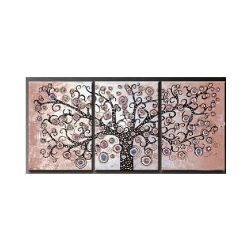 3 pcs Hand Painted Home Decor Canvas Painting Ancient Hope-Modern Canvas Art Wall Decor-Abstract Oil Painting Wall Art