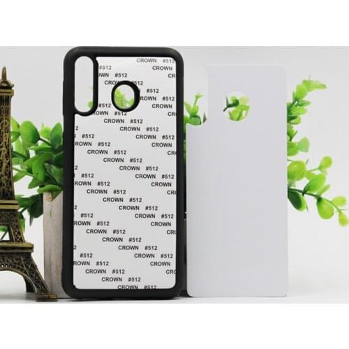 5PCS For Samsung A10E A20E M10 M20 M30 A40 A50 A60 A70 Blank Silicone TPU+PC Sublimation print Case with Aluminum Inserts